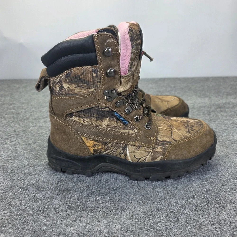 3M Itasca Mens Thinsulate Camouflage Camo‎ Waterproof Hunting Hiking Boots Sz 8